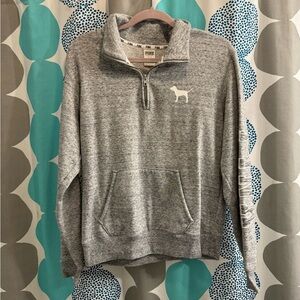 PINK Victoria Secret Quarter Zip Size small